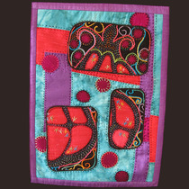 Wall Quilt, 16" X 20", cotton