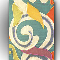 Detail of Pillar of Fire cover (Temple Israel chapel)