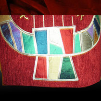 Detail of David's Harp motif (Young Israel of Memphis)